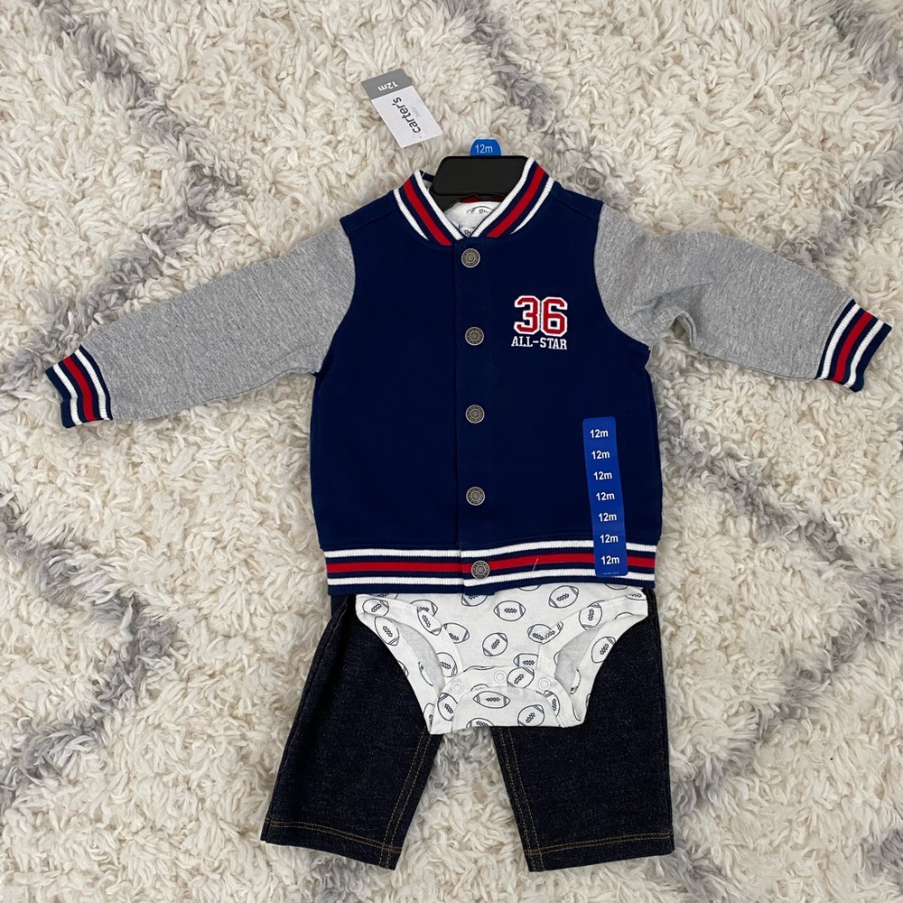 NWT 12 month Carter’s baby boy outfit